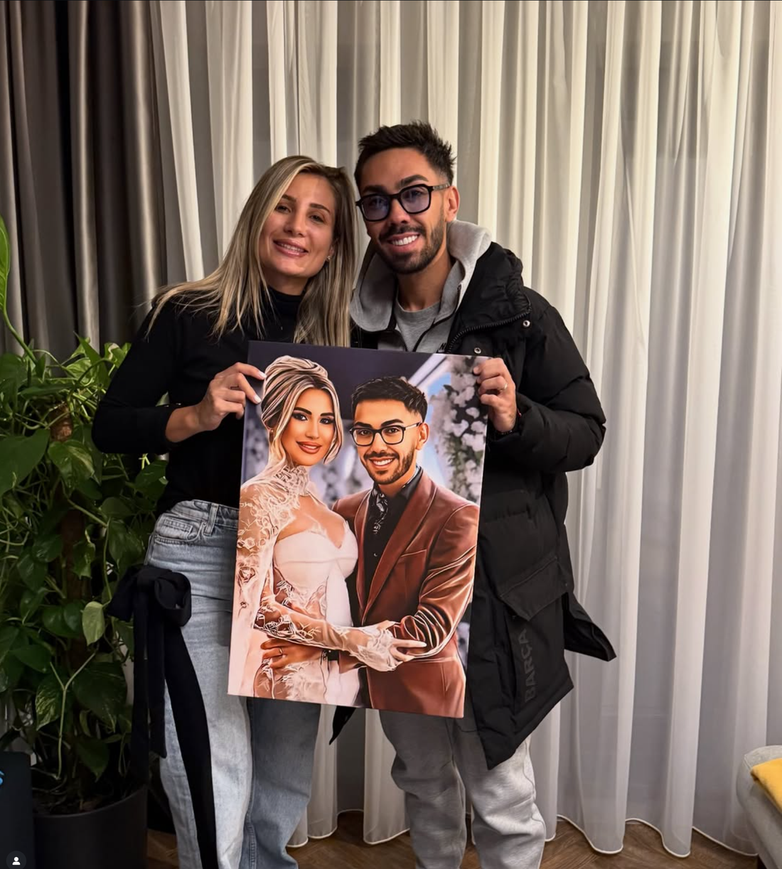 Surpriză pentru Armin și Claudia Puican: Povestea unui Tablou MyArtGift