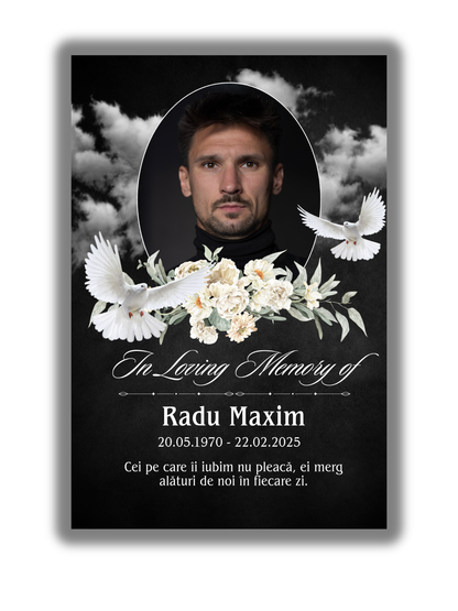Tablou memorial personalizat  - IN MEMORIA