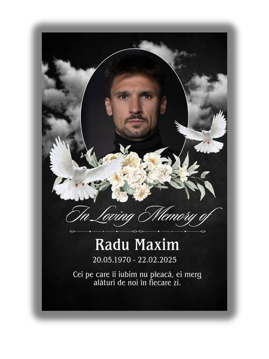Tablou memorial personalizat  - IN MEMORIA