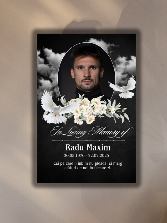 Tablou memorial personalizat  - IN MEMORIA
